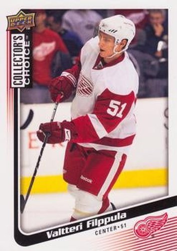 #198 Valtteri Filppula - Detroit Red Wings - 2009-10 Collector's Choice Hockey