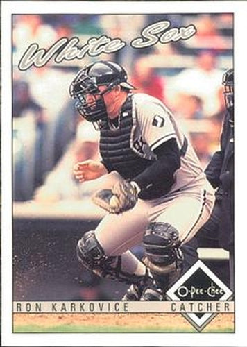#198 Ron Karkovice - Chicago White Sox - 1993 O-Pee-Chee Baseball