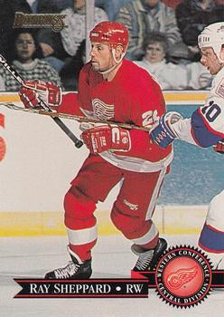 #198 Ray Sheppard - Detroit Red Wings - 1995-96 Donruss Hockey