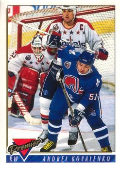 #198 Andrei Kovalenko - Quebec Nordiques - 1993-94 O-Pee-Chee Premier Hockey