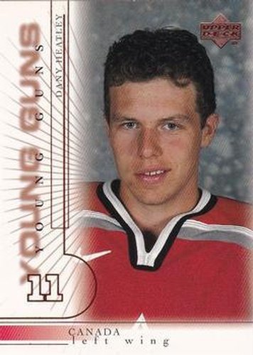 #198 Dany Heatley - Canada - 2000-01 Upper Deck Hockey