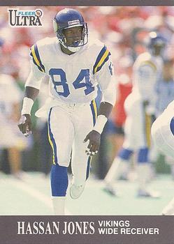 #198 Hassan Jones - Minnesota Vikings - 1991 Ultra Football