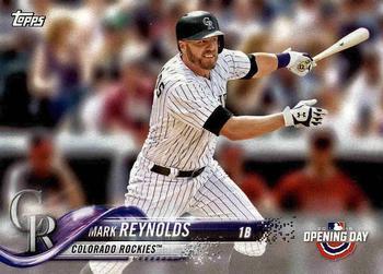 #198 Mark Reynolds - Colorado Rockies - 2018 Topps Opening Day Baseball