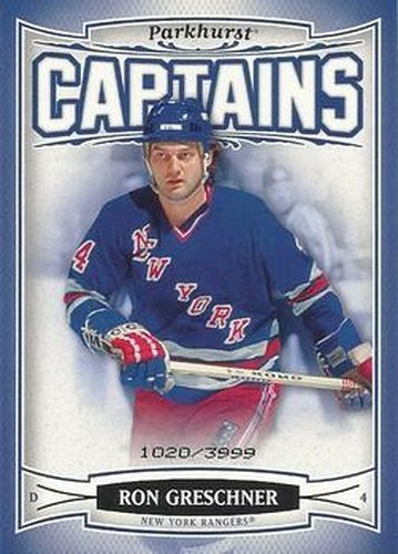 #198 Ron Greschner - New York Rangers - 2006-07 Parkhurst Hockey