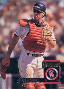 #198 Greg Myers - California Angels - 1994 Donruss Baseball