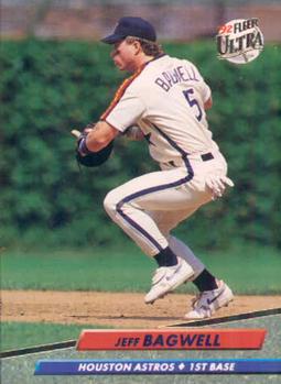 #198 Jeff Bagwell - Houston Astros - 1992 Ultra Baseball