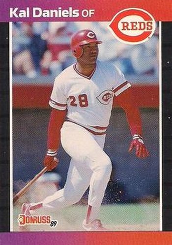 #198 Kal Daniels - Cincinnati Reds - 1989 Donruss Baseball