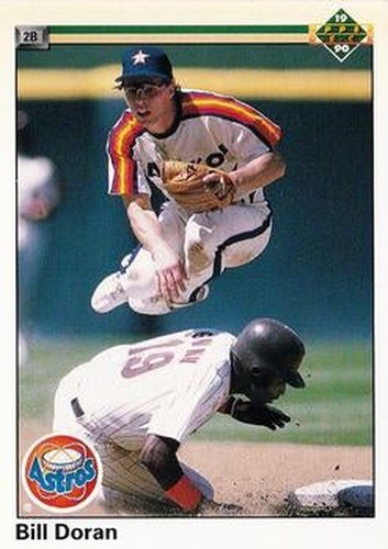 198 Bill Doran - Houston Astros - 1990 Upper Deck Baseball