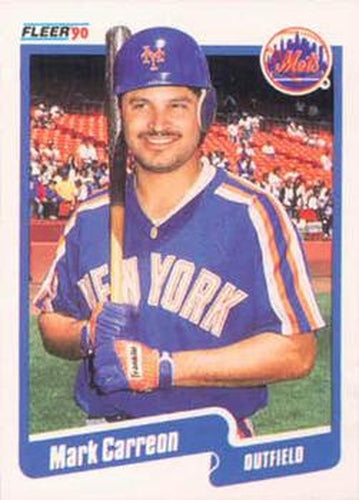 #198 Mark Carreon - New York Mets - 1990 Fleer USA Baseball