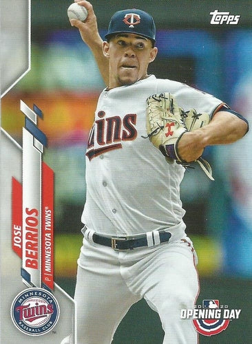 #199 Jose Berrios - Minnesota Twins - 2020 Topps Opening Day Baseball