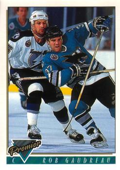 #199 Rob Gaudreau - San Jose Sharks - 1993-94 O-Pee-Chee Premier Hockey