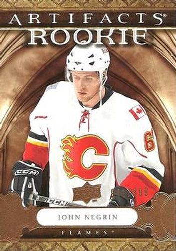 #199 John Negrin - Calgary Flames - 2009-10 Upper Deck Artifacts Hockey