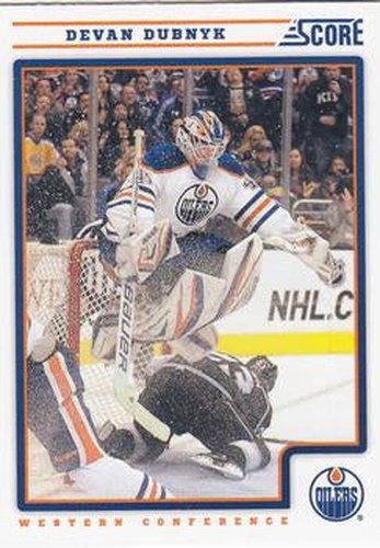 #199 Devan Dubnyk - Edmonton Oilers - 2012-13 Score Hockey