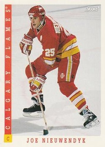 #199 Joe Nieuwendyk - Calgary Flames - 1993-94 Score Canadian Hockey