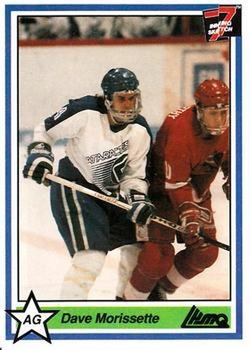#199 Dave Morissette - Shawinigan Cataractes - 1990-91 7th Inning Sketch QMJHL Hockey