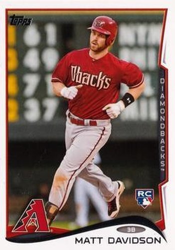 #199 Matt Davidson - Arizona Diamondbacks - 2014 Topps Baseball