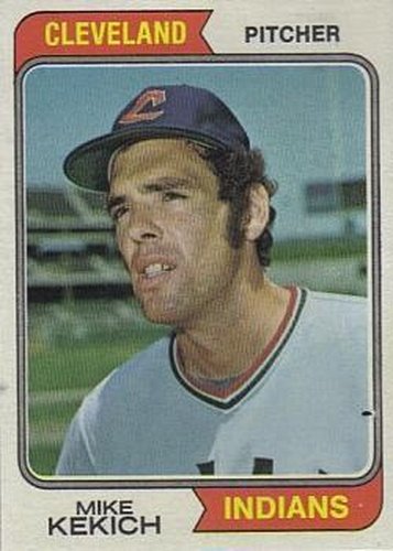 #199 Mike Kekich - Cleveland Indians - 1974 Topps Baseball