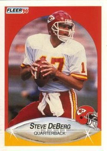 #199 Steve DeBerg - Kansas City Chiefs - 1990 Fleer Football