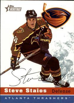#199 Steve Staios - Atlanta Thrashers - 2000-01 Topps Heritage Hockey