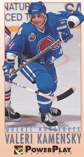 #199 Valeri Kamensky - Quebec Nordiques - 1993-94 Fleer PowerPlay Hockey