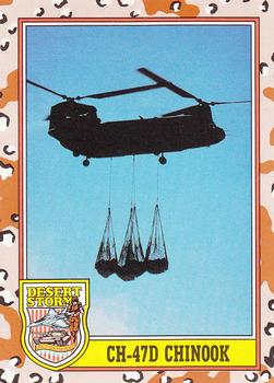 #199 CH-47D Chinook - 1991 Topps Desert Storm