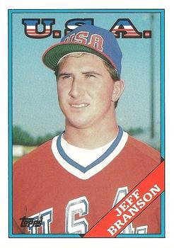 #19T Jeff Branson - USA - 1988 Topps Traded Baseball