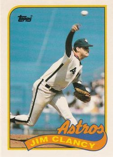 #19T Jim Clancy - Houston Astros - 1989 Topps Traded Baseball
