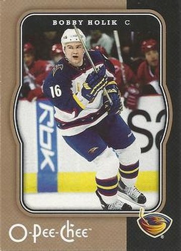 #19 Bobby Holik - Atlanta Thrashers - 2007-08 O-Pee-Chee Hockey