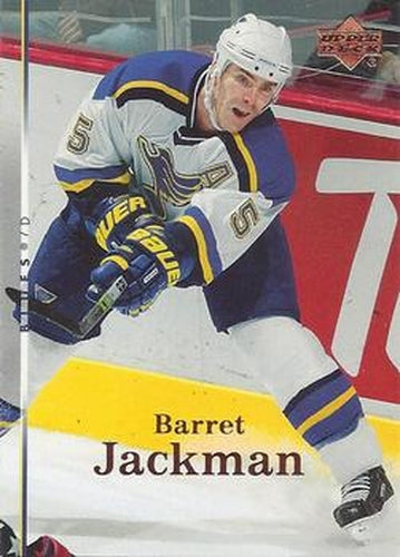 #19 Barret Jackman - St. Louis Blues - 2007-08 Upper Deck Hockey