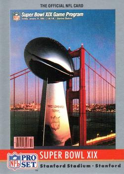 #19 Super Bowl XIX - San Francisco 49ers / Miami Dolphins - 1990 Pro Set Football - Super Bowl Collectibles
