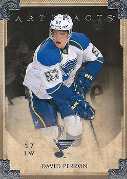 #19 David Perron - St. Louis Blues - 2013-14 Upper Deck Artifacts Hockey
