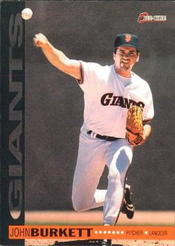 #19 John Burkett - San Francisco Giants - 1994 O-Pee-Chee Baseball