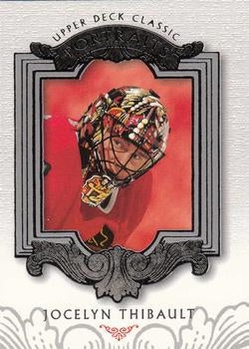 #19 Jocelyn Thibault - Chicago Blackhawks - 2003-04 Upper Deck Classic Portraits Hockey