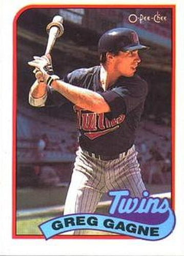 #19 Greg Gagne - Minnesota Twins - 1989 O-Pee-Chee Baseball