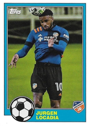 #T81-19 Jurgen Locadia - FC Cincinnati - 2021 Topps MLS Soccer - 1981 Throwback