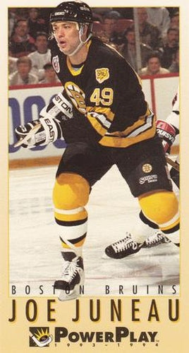 #19 Joe Juneau - Boston Bruins - 1993-94 Fleer PowerPlay Hockey