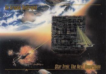 #19 An Armada Destroyed - 1993 SkyBox Star Trek Master Series