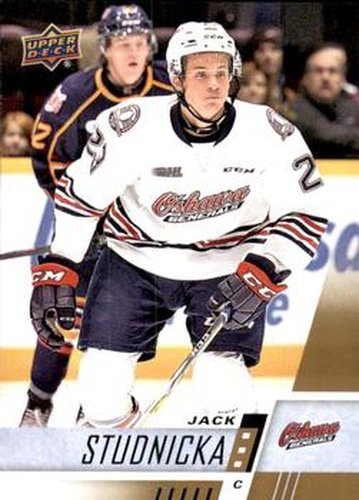 #19 Jack Studnicka - Oshawa Generals - 2017-18 Upper Deck CHL Hockey
