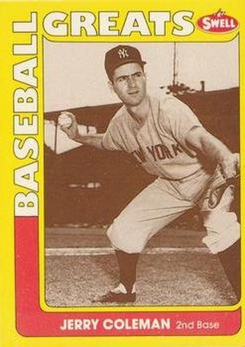 #19 Jerry Coleman - New York Yankees - 1991 Swell Baseball Greats