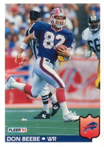 #19 Don Beebe - Buffalo Bills - 1992 Fleer Football