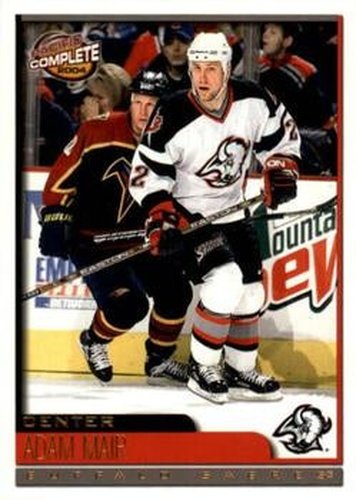 #19 Adam Mair - Buffalo Sabres - 2003-04 Pacific Complete Hockey