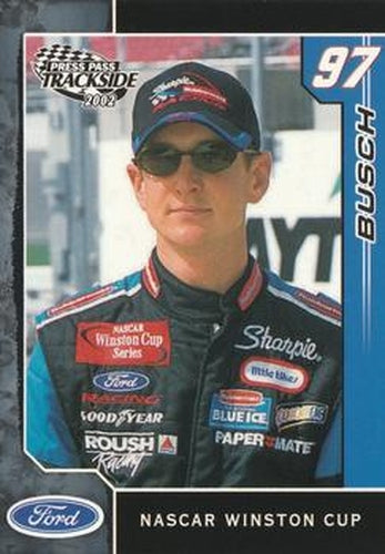 #19 Kurt Busch - Roush Racing - 2002 Press Pass Trackside Racing