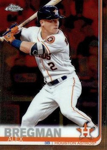 #19 Alex Bregman - Houston Astros - 2019 Topps Chrome Baseball