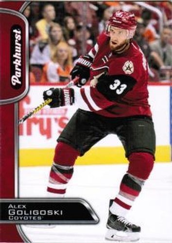 #19 Alex Goligoski - Arizona Coyotes - 2016-17 Parkhurst - Red Hockey