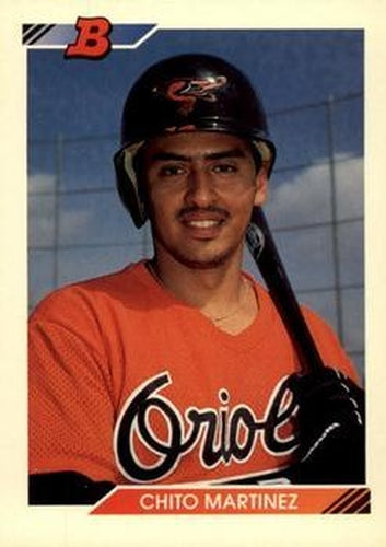#19 Chito Martinez - Baltimore Orioles - 1992 Bowman Baseball