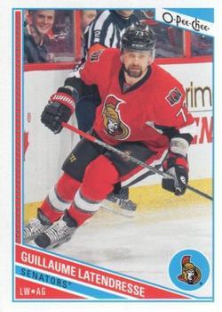 #19 Guillaume Latendresse - Ottawa Senators - 2013-14 O-Pee-Chee Hockey