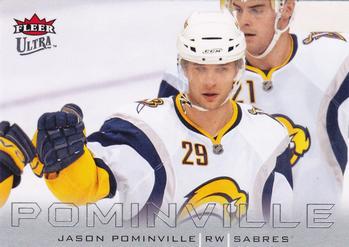 #19 Jason Pominville - Buffalo Sabres - 2009-10 Ultra Hockey