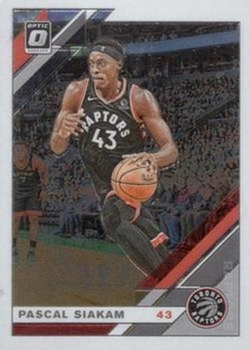 #19 Pascal Siakam - Toronto Raptors - 2019-20 Donruss Optic Basketball