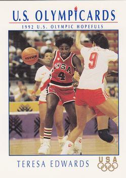 #19 Teresa Edwards - USA - 1992 Impel U.S. Olympic Hopefuls