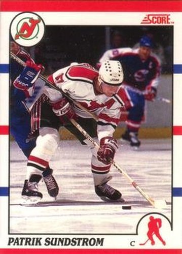 #19 Patrik Sundstrom - New Jersey Devils - 1990-91 Score Canadian Hockey